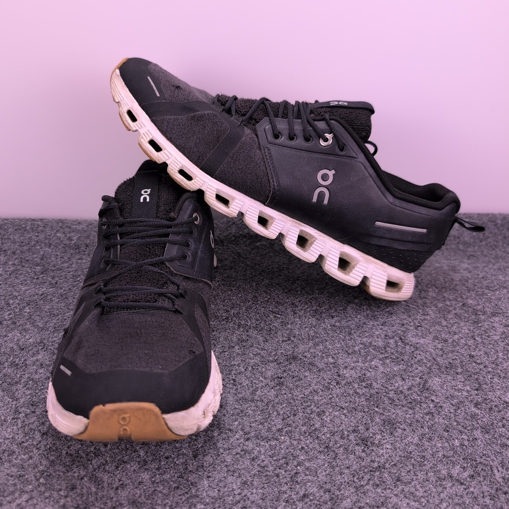 On Cloud Running Shoes Mens 13 Black White CloudTec Sneakers 99.98828